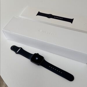 Apple Watch Series 4 with Black Sport Band
